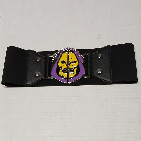 Killstar Masters of the Universe Skeletor Metal Buckle Elastic Belt He-Man Goth - Picture 1 of 7